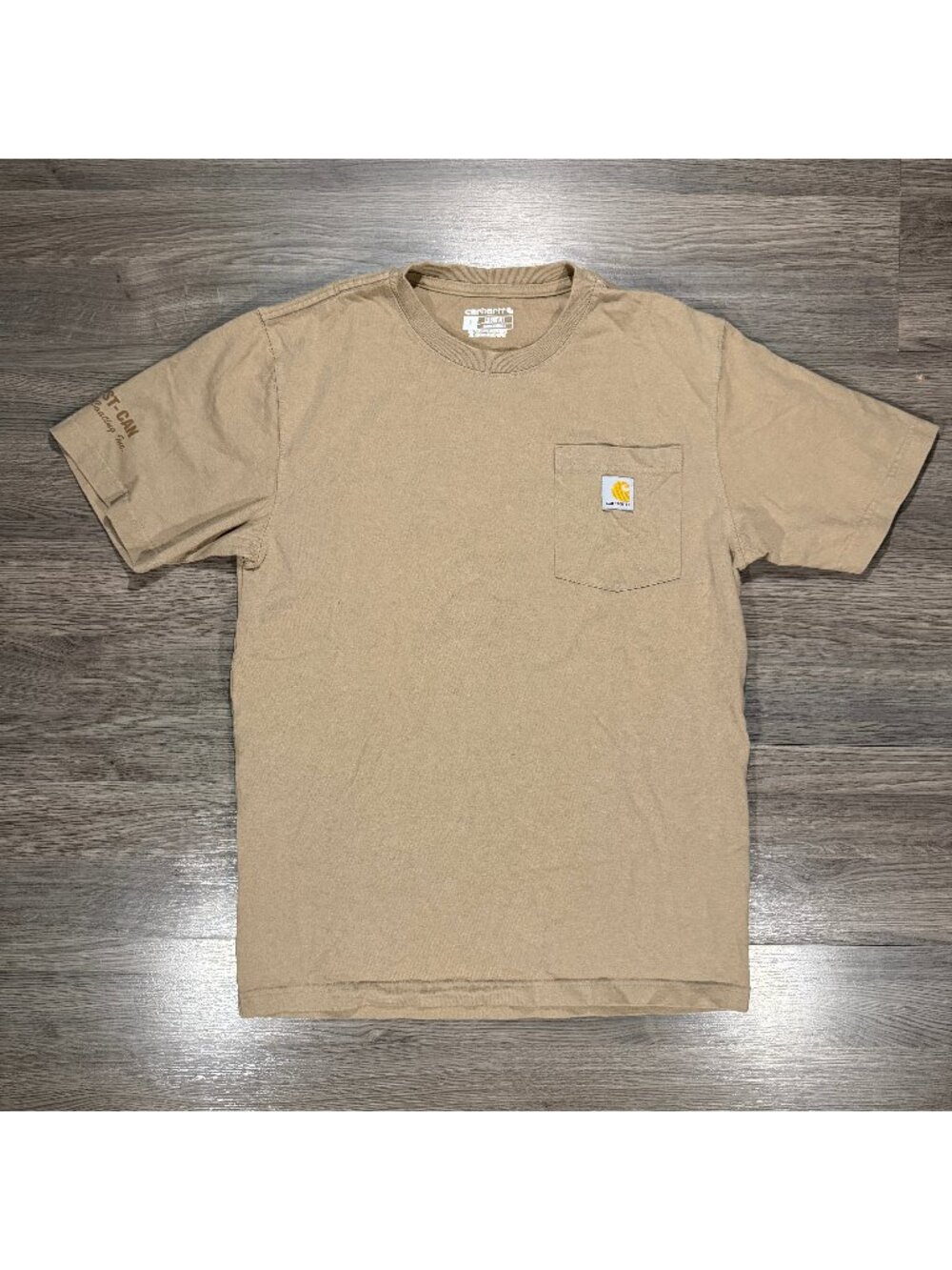 Carhartt Men's Loose Fit Heavyweight Pocket T-Shirt - Light Brown